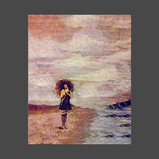 Girl on Beach T-Shirt