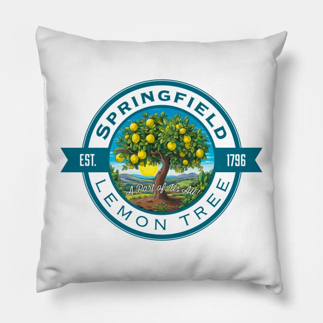 Springfield Lemon Tree Pillow by kvothewordslinger