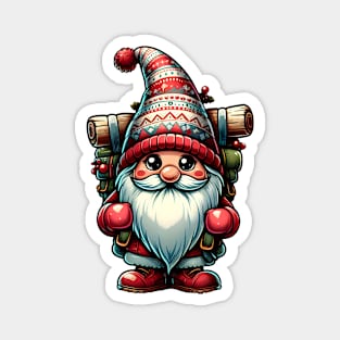 Holiday Gnome - Cute Gnome Magnet