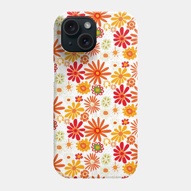 Floral pattern - beautiful floral design - floral illustration Phone Case by Boogosh