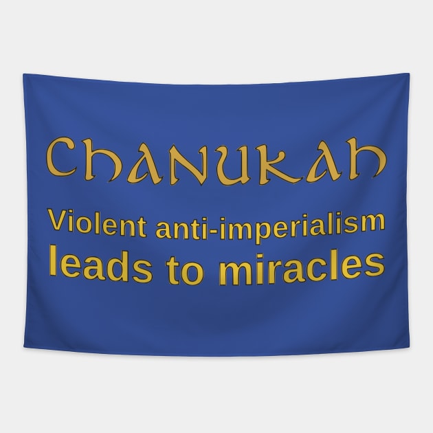 The Meaning of Chanukah Tapestry by dikleyt