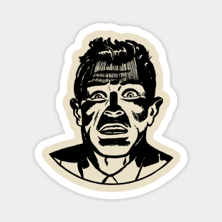 Scary Man Pop-Art Design Magnet