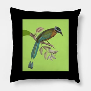 bird t-shirt on a tree branch Pillow