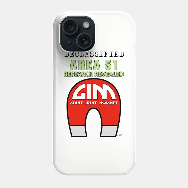 Area 51 Secrets Revealed Phone Case by Cozmic Cat