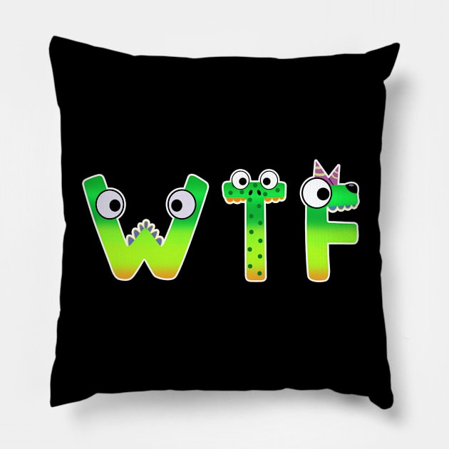 WTF Pillow by ThyShirtProject - Affiliate