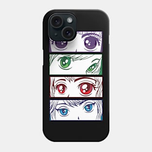 Anime Girl Close Up Eyes Phone Case