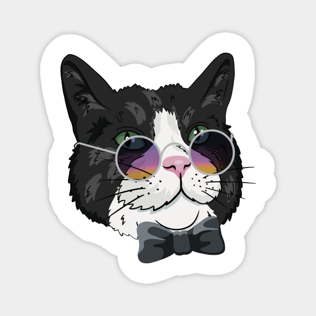 NINA - Bowtie & Sunglasses Magnet by Lilou and Nina store