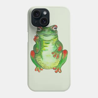 Big confused tropical frog Phone Case