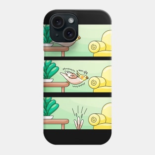 Cute Funny Bird Comic - Animal Lover Phone Case