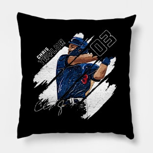 chris taylor stripes Pillow