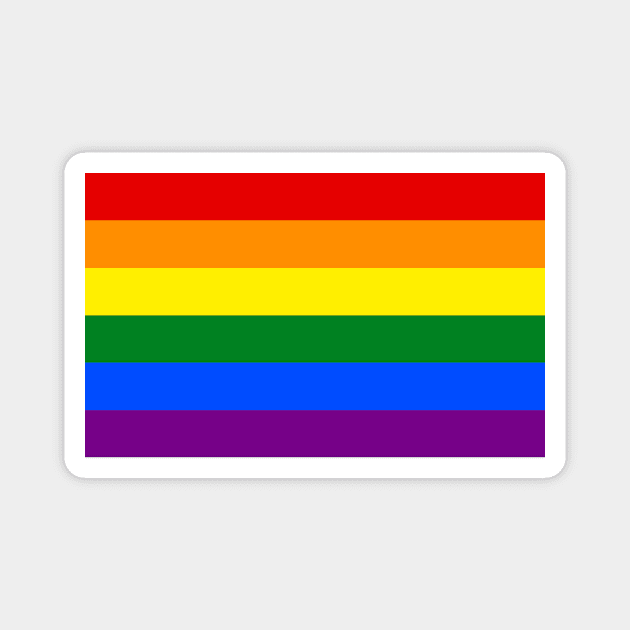 Gay Flag Magnet by ghjura