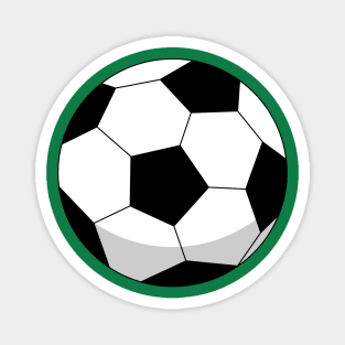 Cartoon Soccer Ball Magnet