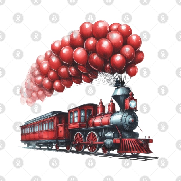 Valentine Locomotive by Chromatic Fusion Studio