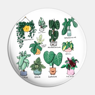 Philodendron Family Pin