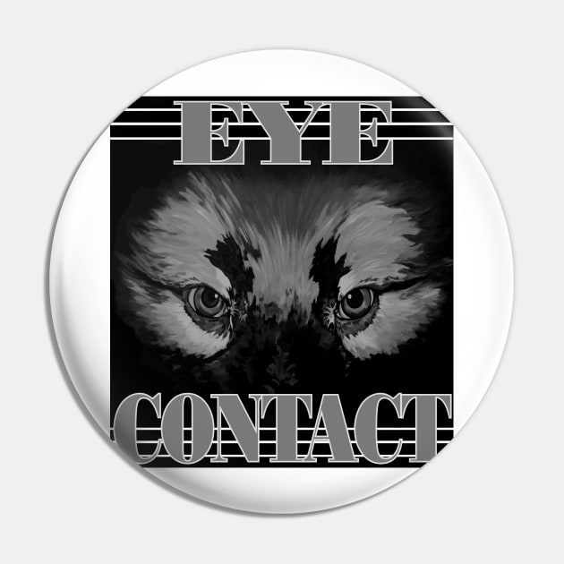 Dog Trainer Eye Contact Dog Handler Focus Train Watch Me Service Dog Pin by DesignFunk