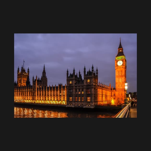 Palace of Westminster at night by lena-maximova