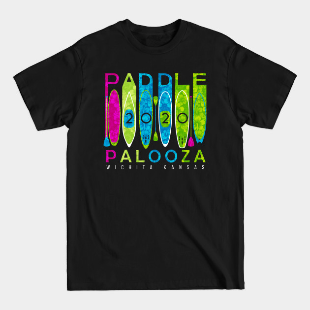 Disover PaddlePalooza 2020 LE Neon - Paddleboard - T-Shirt