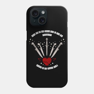 when did all our lessons start to look like weapons? Phone Case