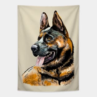 German shepherd Tapestry