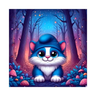 Smurf Cat T-Shirt Hoodie Tote Pillow Sticker Magnet Mug Gift etc. T-Shirt