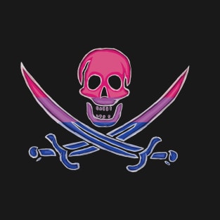 Bisexual Pirate Pride (darkMode) T-Shirt