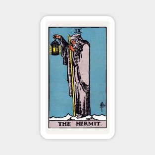 Card #9 - The Hermit - Rider Waite Smith Tarot Magnet