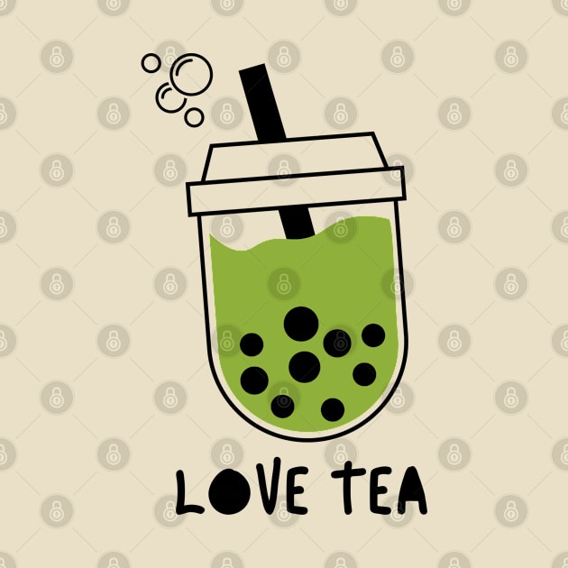 Love Tea by Elisamakesart