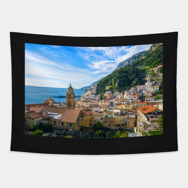 Amalfi, Italy Tapestry by mitzobs