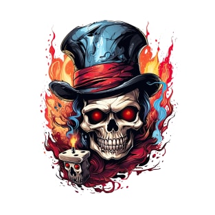 Flaming Skulls T-Shirt