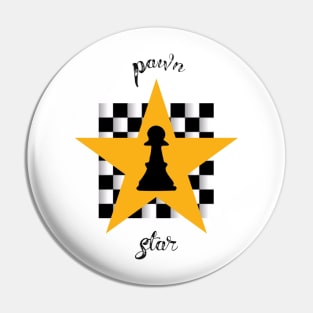 Pawn Star Chess Design Pin