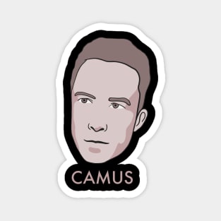 Portrait of Albert Camus - French Philosophy Existentialist Magnet