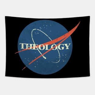 Theology Space Vintage Tapestry