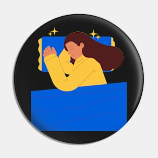 most likely to take a nap Sticker Pin