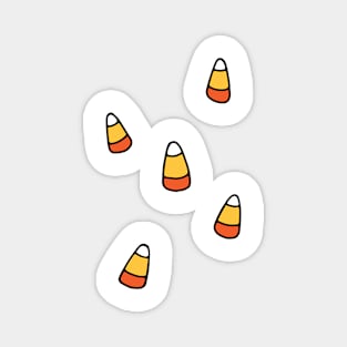 Candy Corn Halloween Pattern Magnet