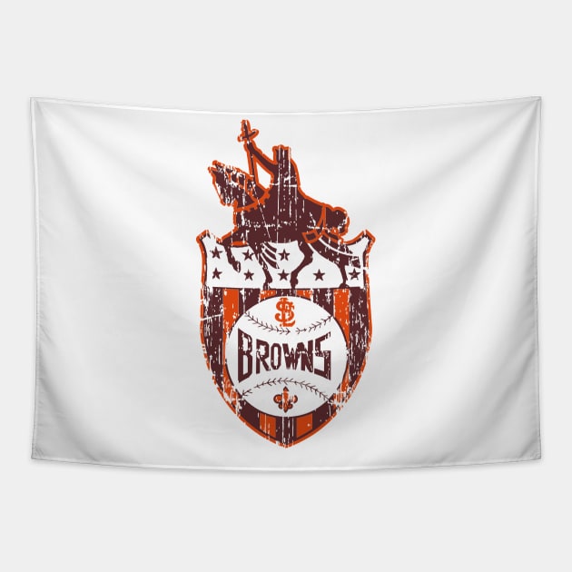 St. Louis Browns - Distressed Tapestry by DistractedGeek