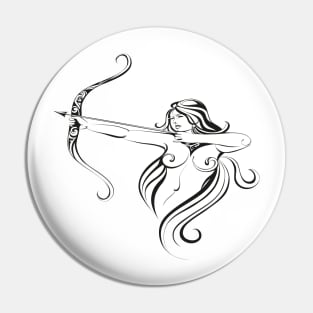 Sagittarius abstract art Pin