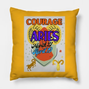 Astrology signs aries Aries symbols Pillow