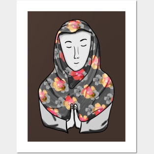 cute muslim girl Art Board Print for Sale by muslim-ah