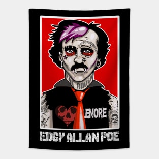 Edgy Emo Allen Poe Tapestry