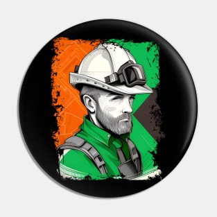 Engineer Dad St. Patrick's Day Gift For Fathers Pin