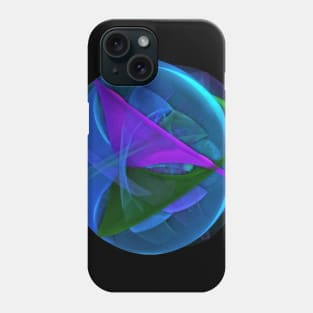 Blue Geometry Phone Case