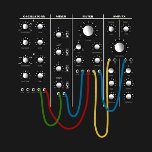 Analog Modular Synthesizer Module T-Shirt