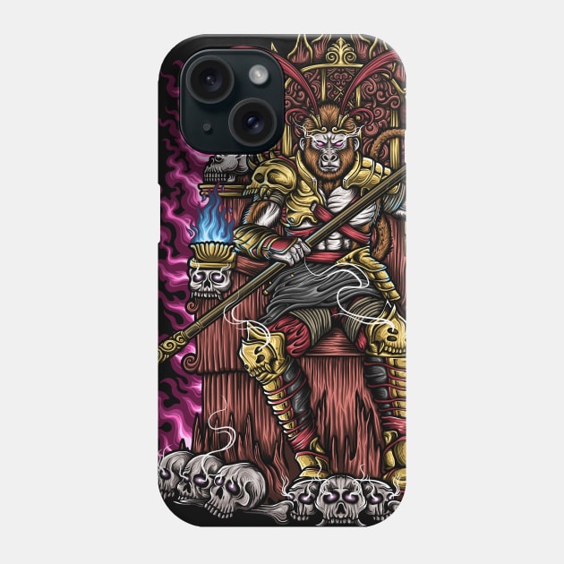 The King Wukong Phone Case by aleoarts