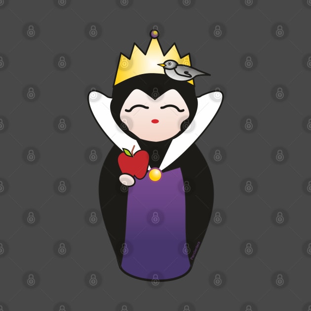 Kokeshi Evil Queen by Pendientera