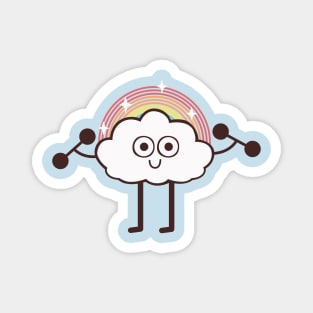 cloud workout Magnet