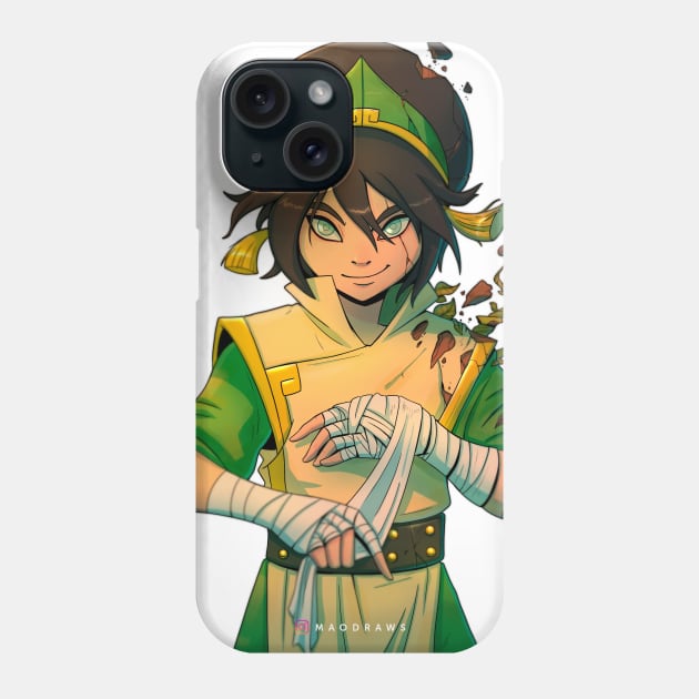 Toph fan art Phone Case by Maodraws