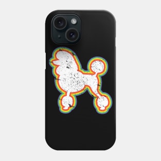 Poodle Dog Retro Style Phone Case