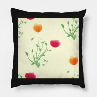 seamless floral pattern Pillow