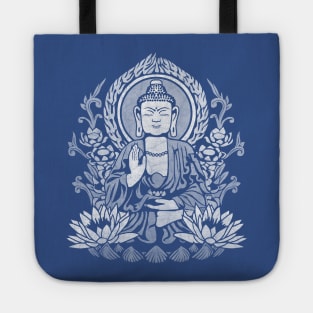 Siddhartha Gautama Buddha - White Halftone Tote