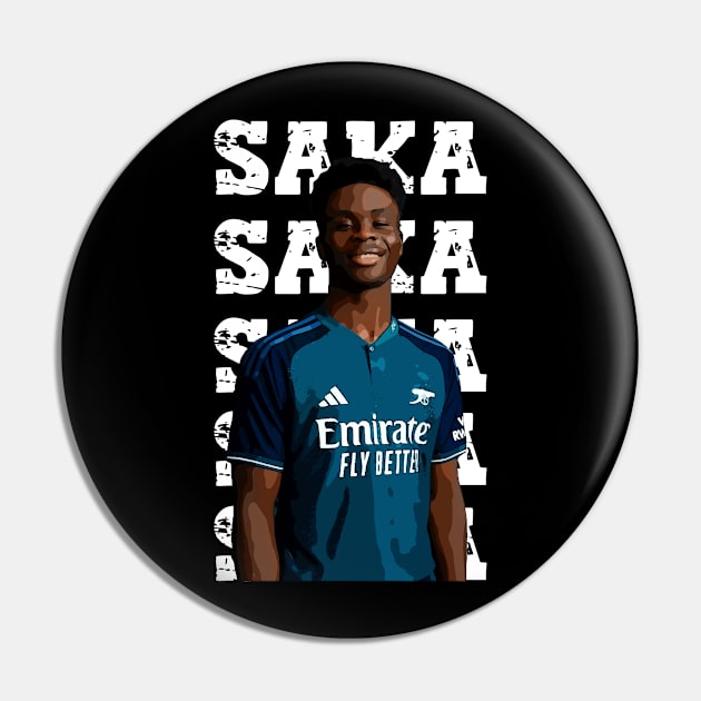 Bukayo Saka Pin by Playful Creatives